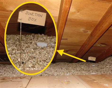 can you have a covered junction box in the attic|are junction boxes legal.